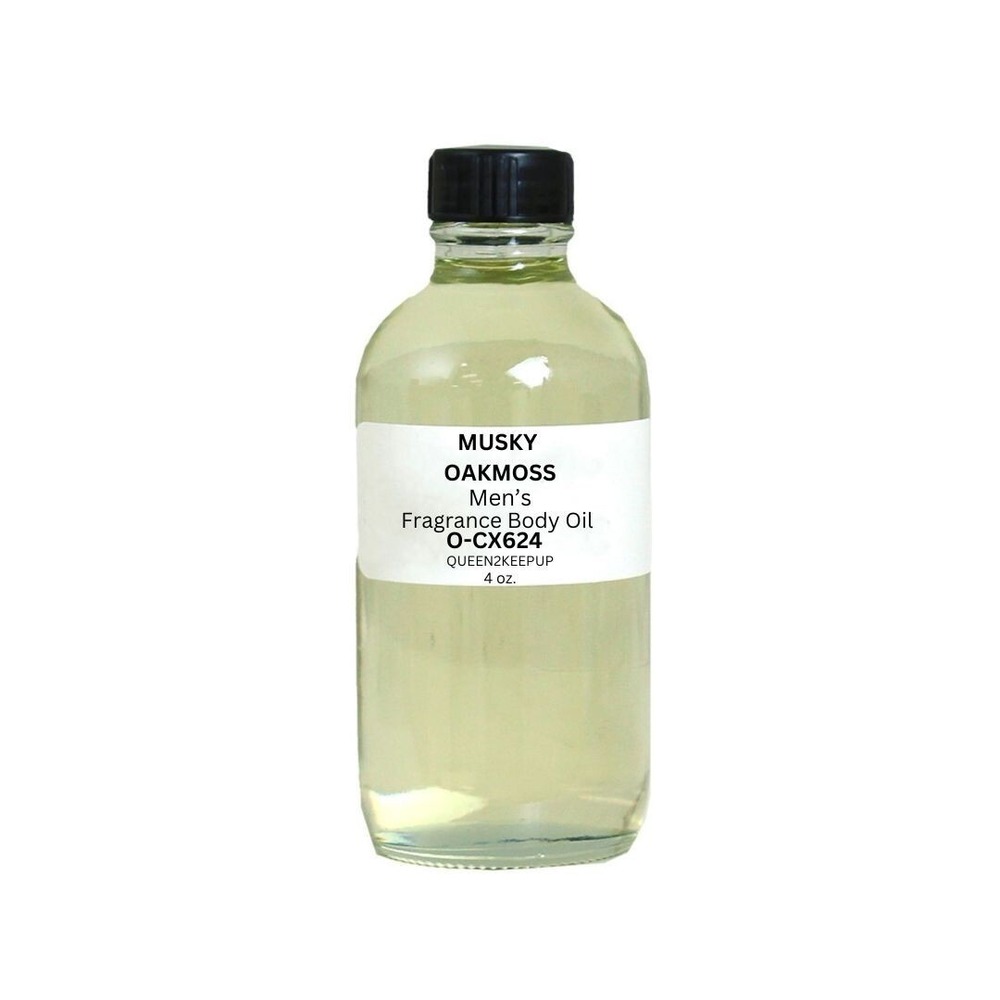 Musky Oakmoss (Men) Body Oil 4 oz Fragrance All Natural Scent